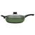 Frigideira Wok Grande Antiaderente 28cm Tampa de Vidro 4,5L Panelux Verde