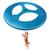 Frisbee Brinquedo Cães Disco Voador em PP 25 cm Furacão Pet Azul