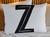 Fronha  Capa de Travesseiro Bosque Minimalista Iniciais A a Z Z