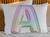 Fronha Infantil Capa de Travesseiro Alfabeto Balão Arco Íris de A a Z A