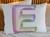 Fronha Infantil Capa de Travesseiro Alfabeto Balão Arco Íris de A a Z E