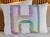 Fronha Infantil Capa de Travesseiro Alfabeto Balão Arco Íris de A a Z H