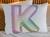 Fronha Infantil Capa de Travesseiro Alfabeto Balão Arco Íris de A a Z K