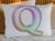 Fronha Infantil Capa de Travesseiro Alfabeto Balão Arco Íris de A a Z Q