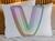 Fronha Infantil Capa de Travesseiro Alfabeto Balão Arco Íris de A a Z V