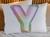 Fronha Infantil Capa de Travesseiro Alfabeto Balão Arco Íris de A a Z Y