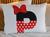 Fronha Infantil Capa de Travesseiro Alfabeto Minnie Vermelha Iniciais A a Z P