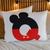 Fronha Infantil Capa de Travesseiro Mickey Orelha Alfabeto Iniciais Q