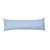 Fronha Travesseiro de Corpo Algodão 180 Fios Lisa Conforto Azul