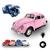 Fusca Em Miniatura Para Colecionador Abre e Fecha as Portas Rosa