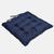  Futon Almofada Cheia Grande Banco Cadeira Sofá Poltrona Pallet 40x40cm AZUL MARINHO