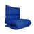 Futon Colchonete Dobrável Solteiro Almofada Decorativo Varias Cores 60x170 cm Azul Royal