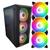 Gabinete Gamer Desktop com 03 Cooler Fan Led RGB Usb Mid Tower Black Edition C3tech RGB