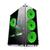 Gabinete gamer video atx 01150 4 coolers Verde