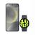 Galaxy S24 256GB - Preto + Galaxy Watch6 BT 44mm - Grafite Preto