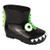 Galocha Infantil Menino Bota Infantil Monstro LUELUA 45067 Monstro, Preto