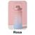 Garrafa colorida de agua kit 3 peças Squeeze fitness academia escola 2 litros Rosa