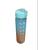 Garrafa De Água 2 D Squeeze Academia Com 900ml Portátil com Adesivos Azul c Laranja