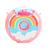 Garrafa De Água Donuts 300ml Copo De Plástico Resistente A Queda Com Canudo Crianças Adolecente Tik & Teko Rosa