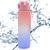 Garrafa De Água Squeeze Plástico Com Medidor E Tampa 750 Ml Rosa