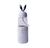 Garrafa de vidro rabbit bottle com capa de veludo com tampa e alça  Lilas