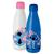 Garrafa / garrafinha de água de plástico stitch 600ml azul ou rosa - plasduran Rosa