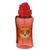 Garrafa Infantil Plástico Squeeze com Canudo Silicone 400ml Cachorro vermelho