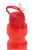 Garrafa Squeeze 700Ml com tubo de gelo e canudo Livre de BPA Vermelho