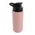 Garrafa Squeeze Água Com  Alça 600ml Alumínio Academia Fitness Rosa