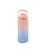 Garrafa Squeeze de Plastico Degrade AS Motivacional Com Botão de Trava Firme 2 Litros Rosa