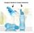 Garrafa Squeeze Extra Grande 900 ml com Alça REF CK2036  - Garrafa de Água Plástica - Garrifinha de Agua  Academia Azul