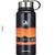 Garrafa Térmica Aço Inox A Vacuum Bottle Água Suco preta 