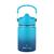Garrafa Térmica Arell Straw Flask Para Esporte Fitness 355ml Ocean Blue