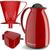 Garrafa Térmica Café Kit Prático Açucareiro + Filtro Suporte Vermelho