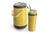 Garrafa Termica Terere 2,5l Copo Termico 650ml Bomba Inox Amarelo