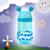 Garrafinha De Agua Infantil 350ml ou 400ml Garrafa Interativa Anti Vazamento Azul
