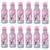 Garrafinha de Água Infantil 500 ML atacado, revenda, kit festa Minnie Rosa