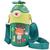 Garrafinha Infantil 500ml Helicóptero Hélice Térmica Escolar Verde