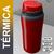 Garrafinha resistente Isolada prática vermelha água chá mate café bebidas em geral uso : geral