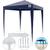 Gazebo camping em polietileno 2 x 2 m - Belfix - Belfix Azul