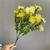 Gerbera Margarida Buque com 15 Flor Artificial P/ Decoração Casamento, Arranjos FR-618 Amarelo