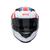 Givi capacete 50.5 pista Branco/Vermelho/Azul