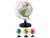 Globo Terrestre Aquarela Lâmpada Led Luminária Decorativo Mapa Mundi Divisão De Países Português Escolar Branco