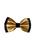 Gravata Borboleta Dupla Exclusiva Infantil Ref: 249 Dourado, Preto