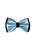 Gravata Borboleta Dupla Exclusiva Infantil Ref: 249 Azul tiffany, Preto