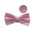 Gravata Borboleta Dupla Luxo Premium C/ Regulador Trabalhada Rosa bebe