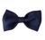 Gravata Borboleta Infantil Lisa Com Regulagem 0 a 6 A nos Azul marinho