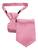 Gravata Infantil Slim Fit Com Nó Pronto Em Várias Cores Ref:255 Rosa bebê