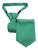 Gravata Infantil Slim Fit Com Nó Pronto Em Várias Cores Ref:255 Verde esmeralda
