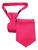 Gravata Infantil Slim Fit Com Nó Pronto Em Várias Cores Ref:255 Rosa pink